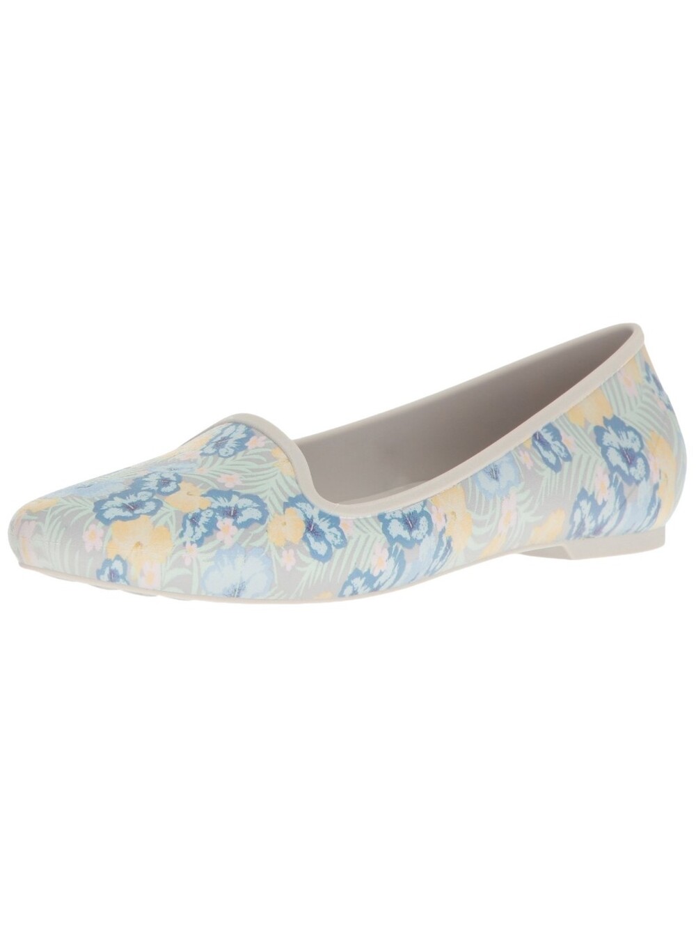 Crocs Eve Graphic Flat Womens 6 Floral Loafer Comfort Lightweight Pastel